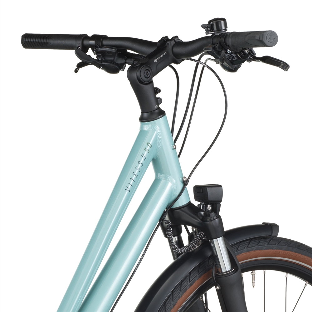 Vitess 50 Amsterdam Hybrid Bike - Mermaid Blue (2026)