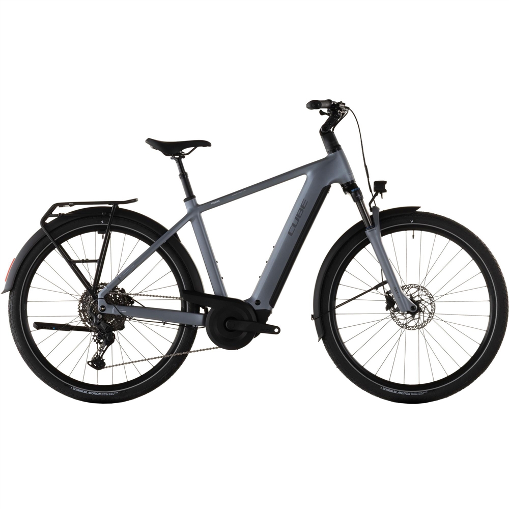Touring Hybrid Pro 800 Electric Hybrid Bike - Pearl Grey/Grey (2026)