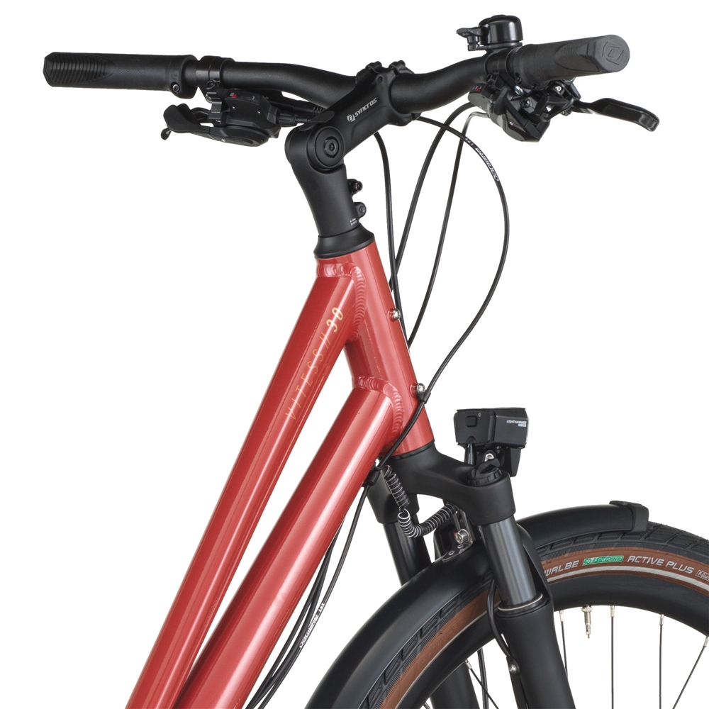Vitess 30 Amsterdam Hybrid Bike - Metallic Red (2026)