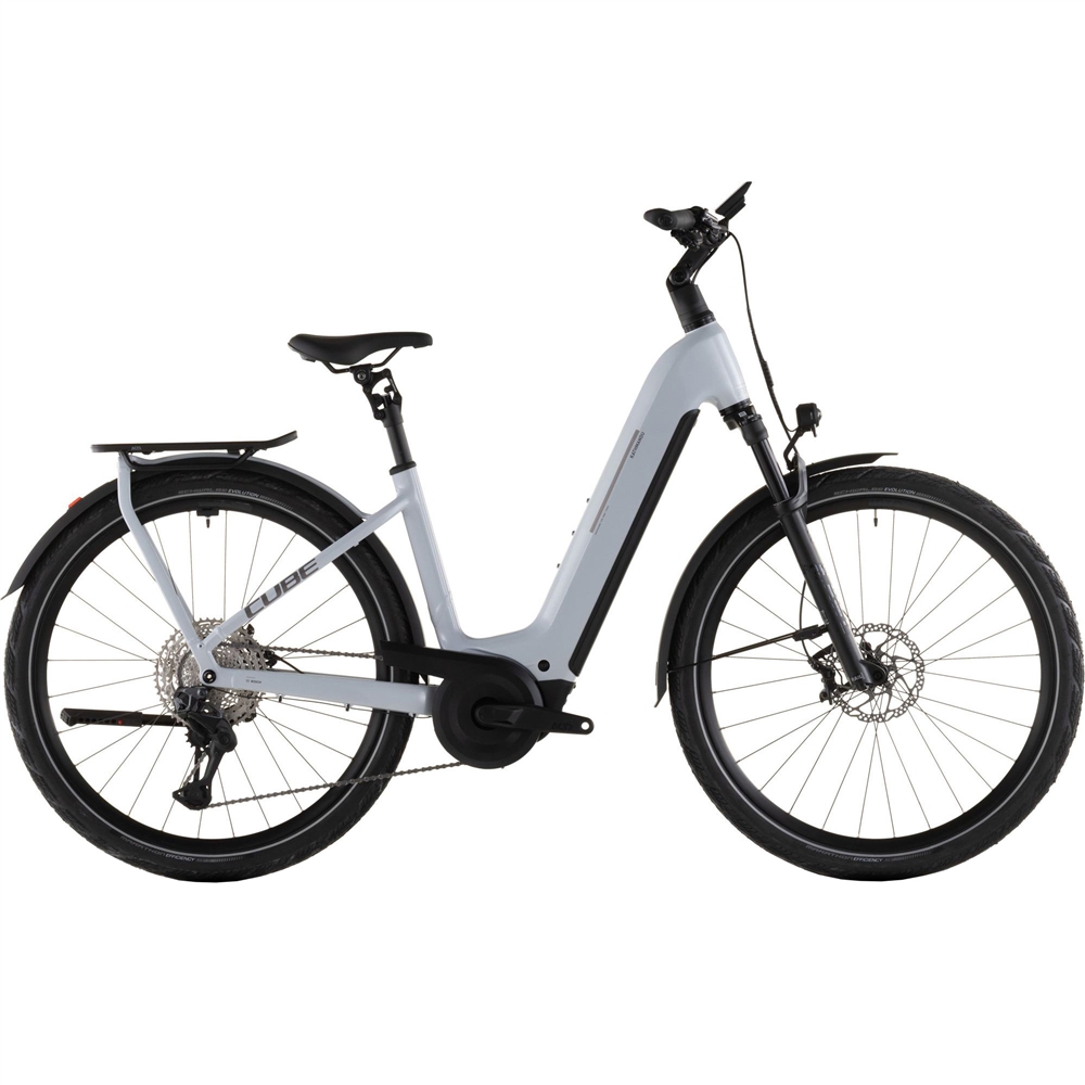Kathmandu Hybrid SLX 800 Easy Entry Electric Hybrid Bike - Fog Grey/Grey (2026)
