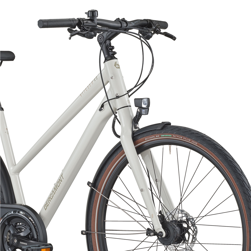 Vitess 40 Rigid Slope Hybrid Bike - Off White (2026)