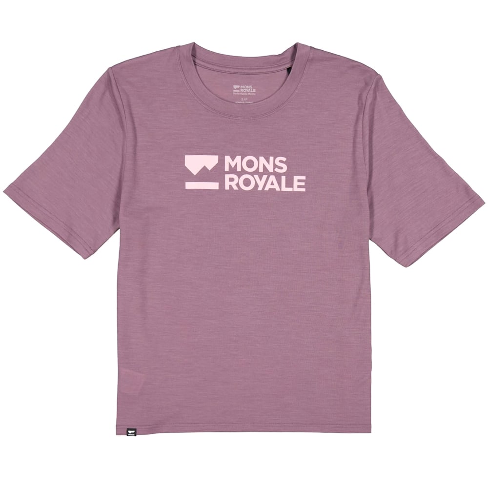 Ladies Icon Merino T-Shirt - Mauve (2025)