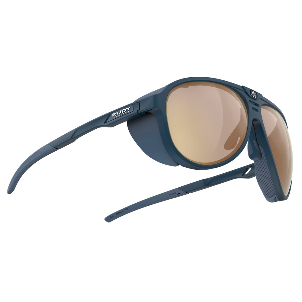 Stardash ImpactX PH Sunglasses - Blue Navy Matte/2Laser Crimson