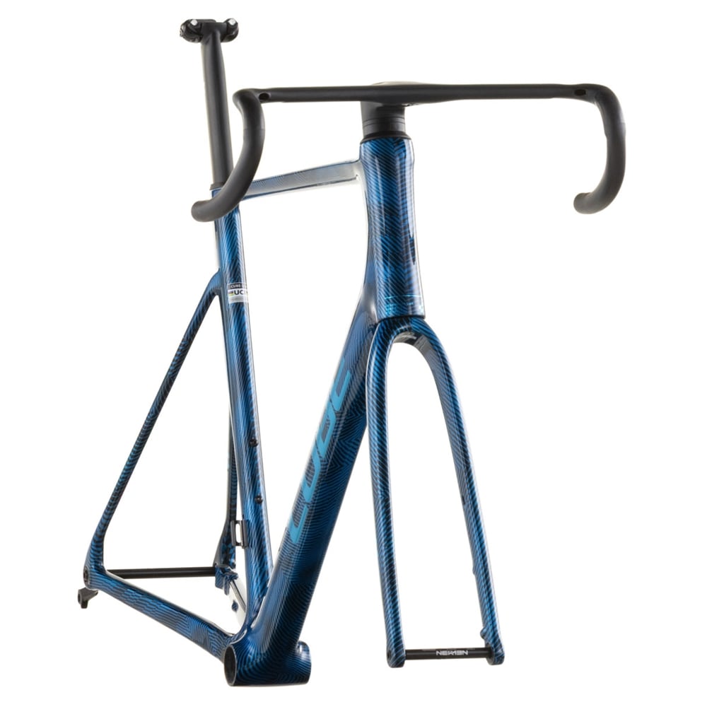 Litening Air C:68X Road Frameset - Liquid Blue Grid/Chrome (2026)