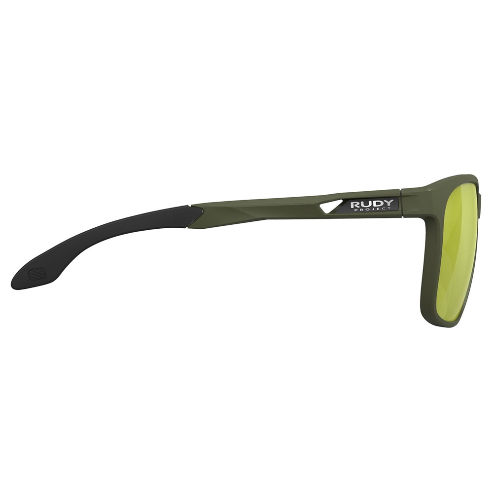 Lightflow A RP Optics Sunglasses - Olive Matte/Laser Green