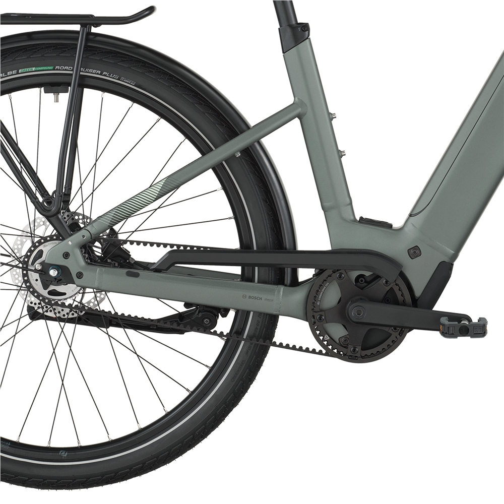 E-Horizon Tour 30 Belt Wave Electric Hybrid Bike - Highland Grey (2026)