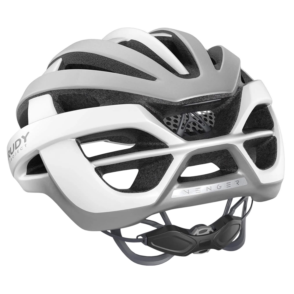 Venger Road Helmet - White/Matte Silver