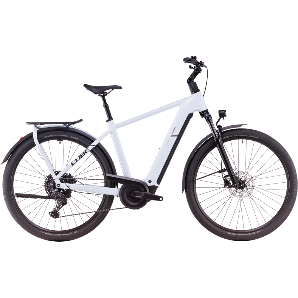 Kathmandu Hybrid One 800 Electric Hybrid Bike - Polar White/Black (2025)