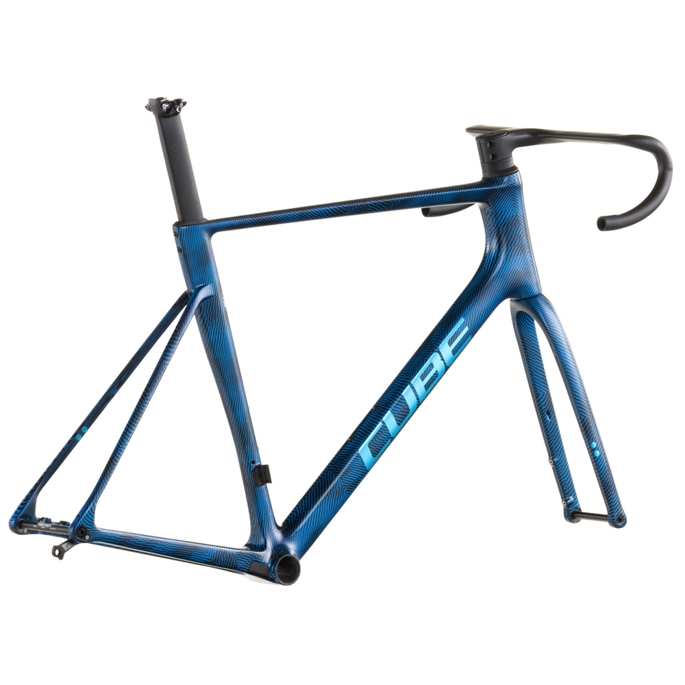 Litening Air C:68X Road Frameset - Liquid Blue Grid/Chrome (2026)