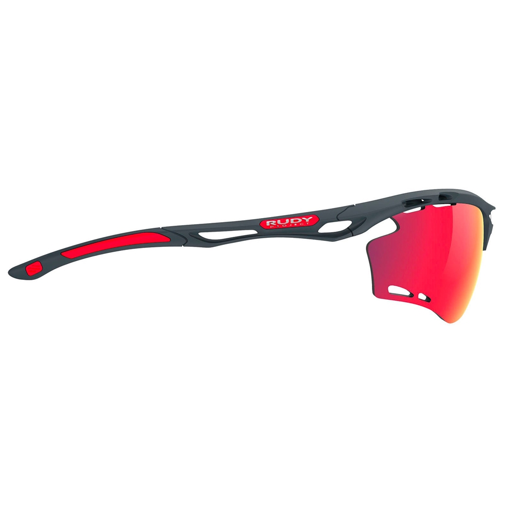 Propulse RP Optics Sunglasses - Charcoal Matte/Multilaser Red