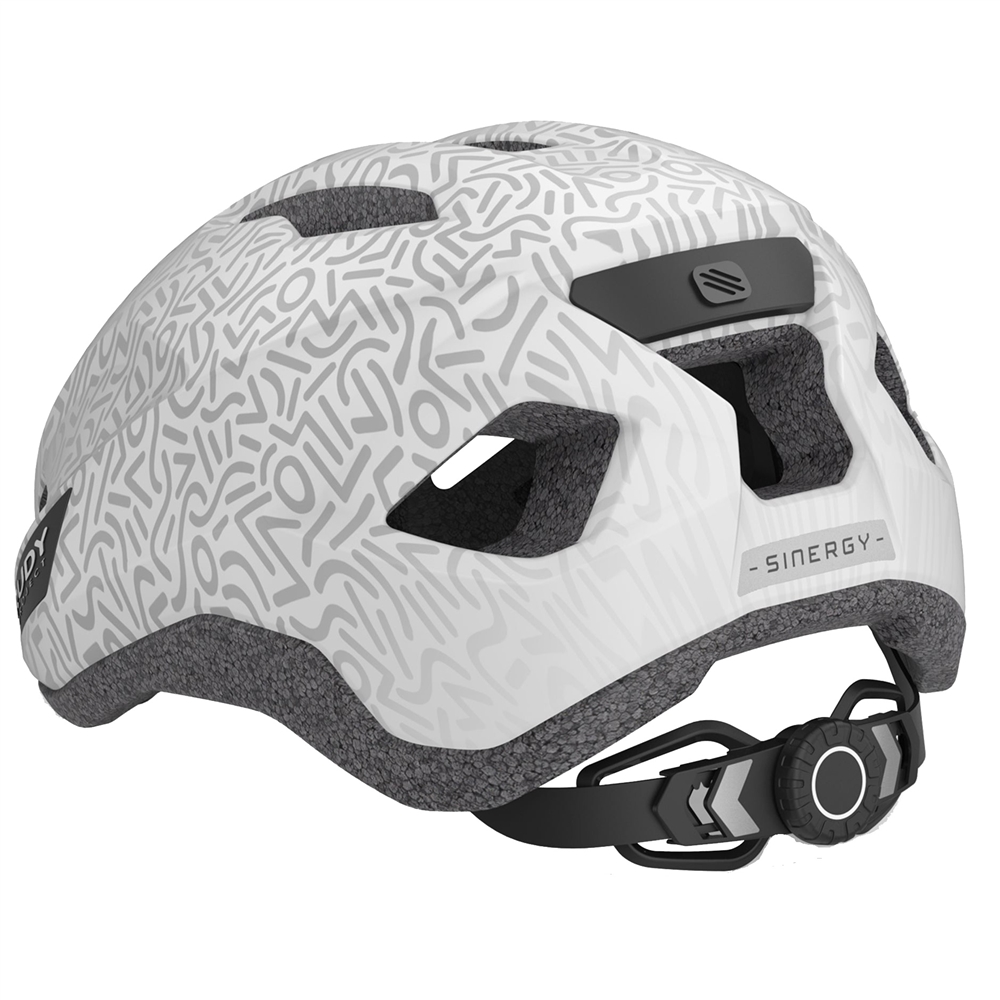Sinergy Road Helmet - White Doodle Matte