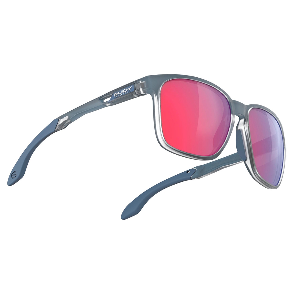 Lightflow A RP Optics Sunglasses - Ice Blue Metal Matte/Multilaser Red