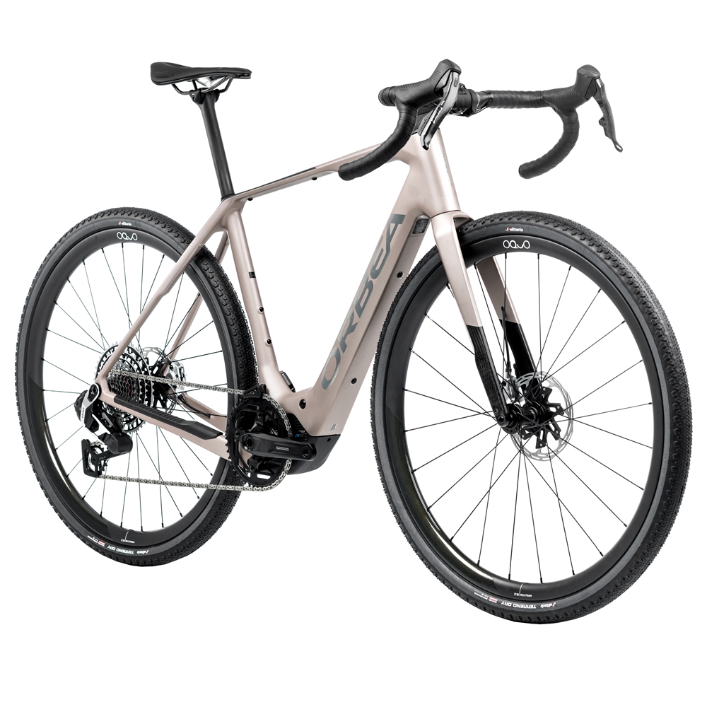 Denna M11e Electric Gravel Bike - Nickel Matt/Carbon Raw Gloss (2025)