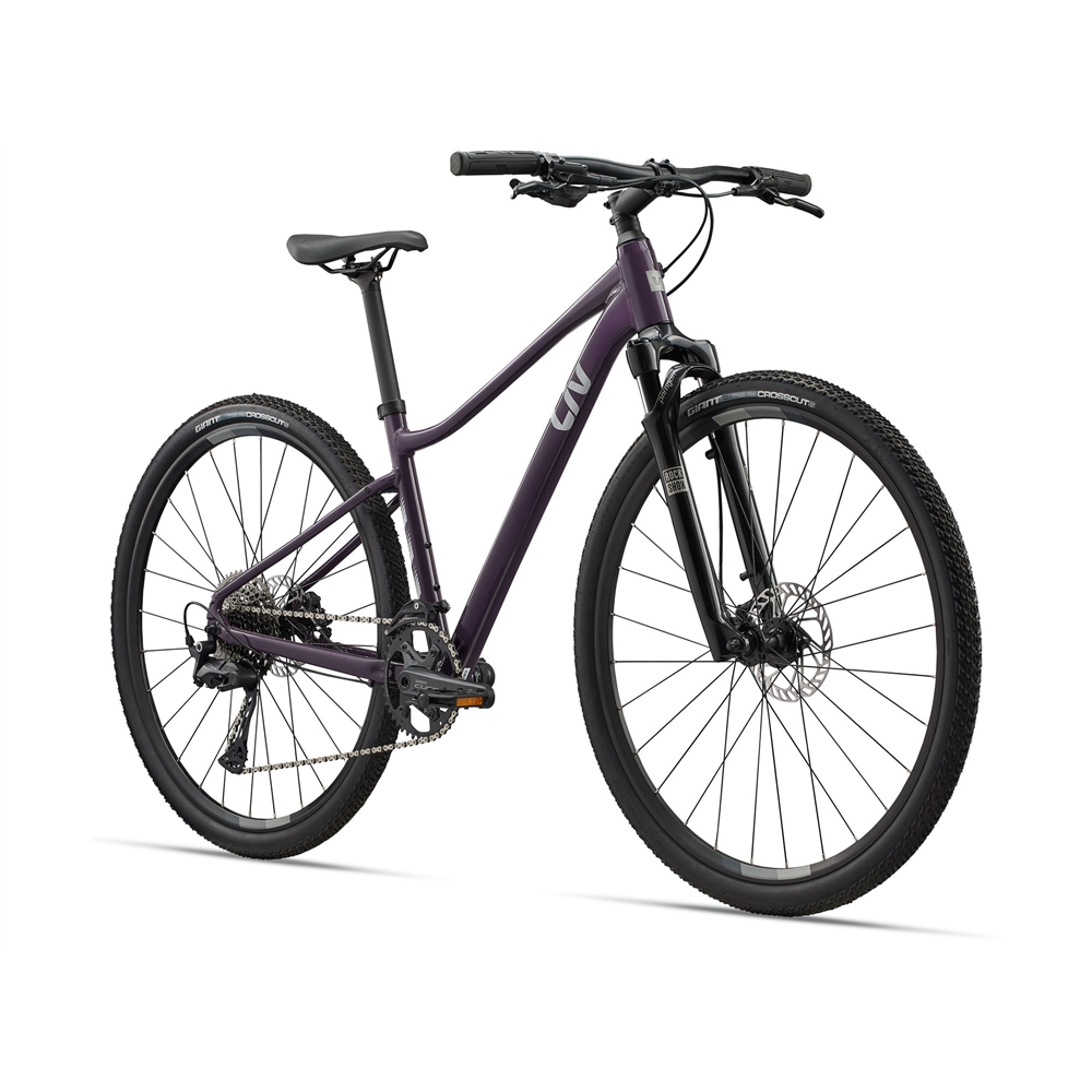 Rove 1 Ladies Hybrid Bike - Tyrian Purple (2025)