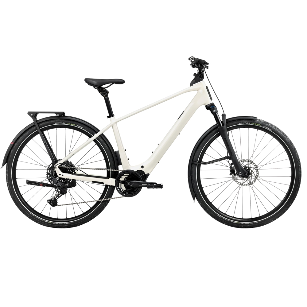Kemen Tour 20 Electric Hybrid Bike - Ivory White (2026)