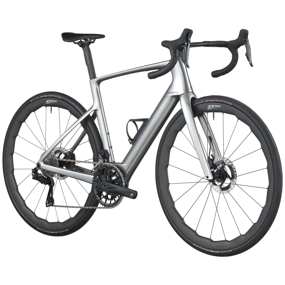 Fastlane Premium Electric Road Bike - Chrome Silver (2026)
