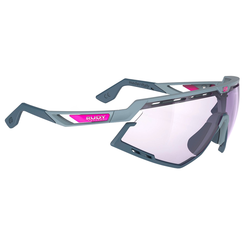 Defender ImpactX PH Sunglasses - Glacier Matte/Bumpers Avio/2Laser Purple