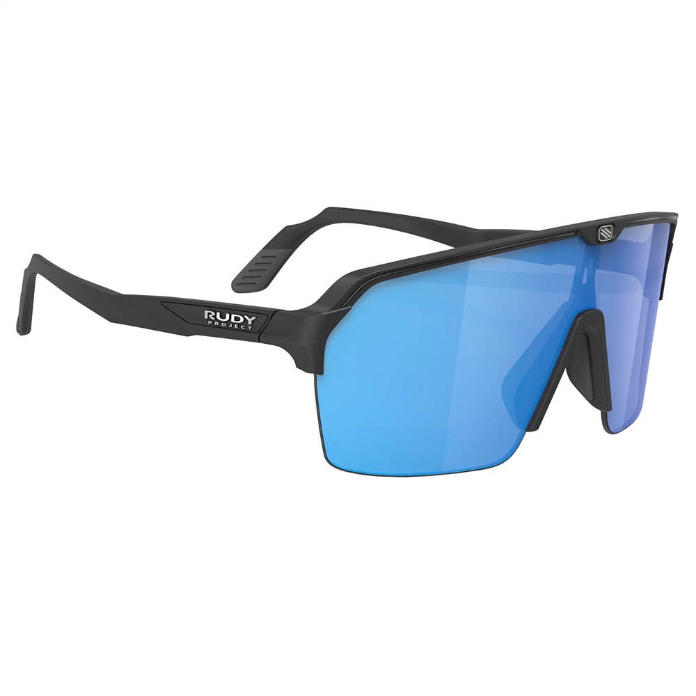 Spinshield Air RP Optics Sunglasses - Black Matte/Multilaser Blue