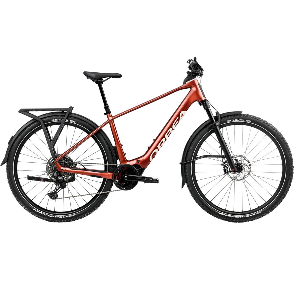 Kemen Adv 10 Electric Hybrid Bike - Mars Red/Ivory White (2026)