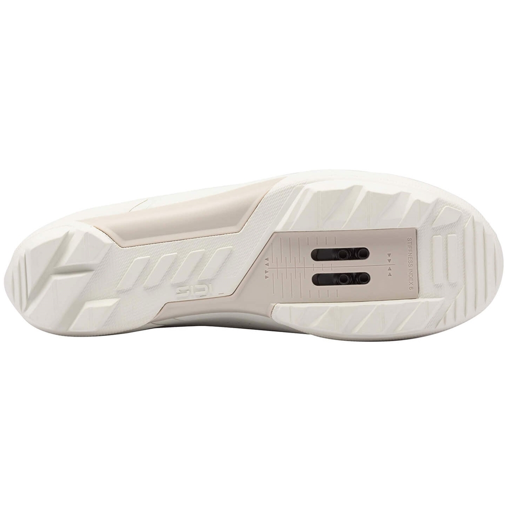 Polvere Gravel Shoes - Monochrome Ice White/Dark Red (2026)