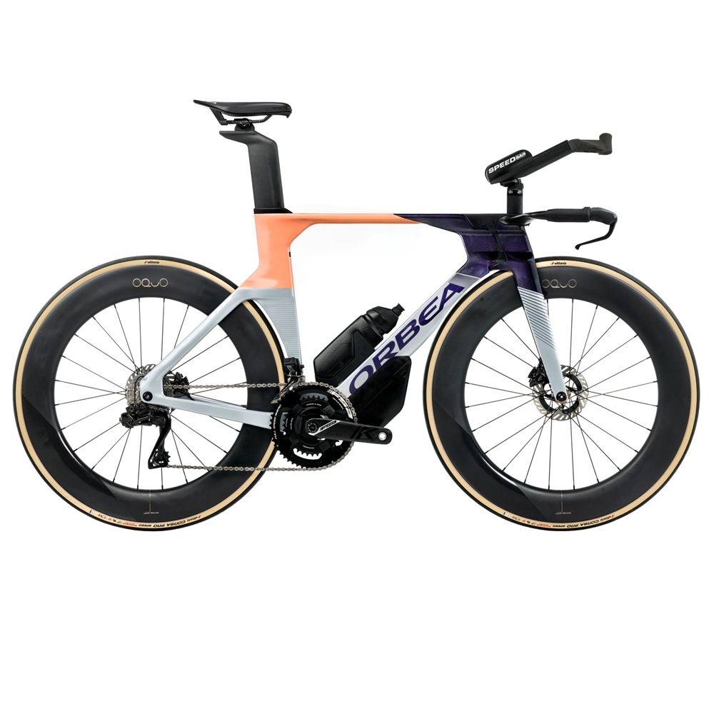 Ordu M10iLTD UCI Triathlon Bike - Halo Silver/Tanzanite Carbon View (2026)