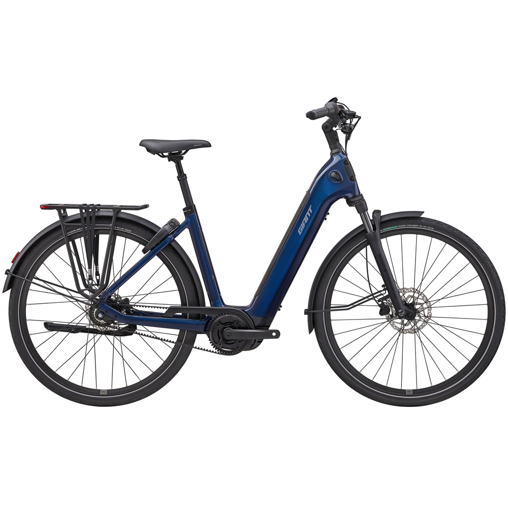 NewTour E+ 1 Low Step-Thru Electric Hybrid Bike - Eclipse (2027)