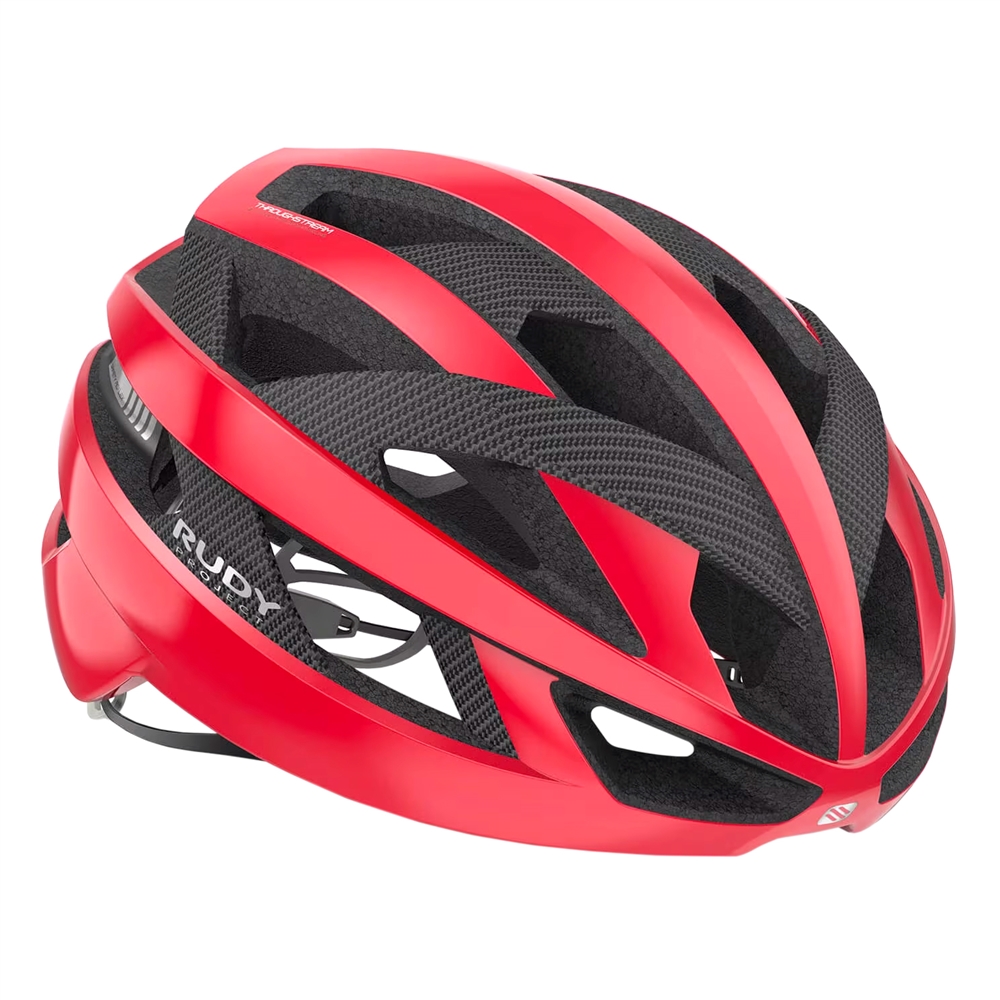 Rebel Road Helmet - Shiny Carbon Red Comet