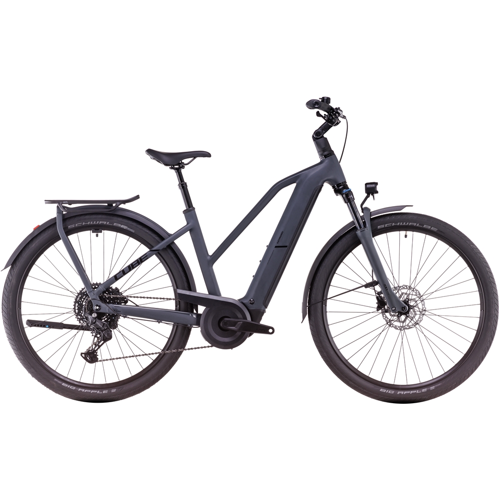 Kathmandu Hybrid One 800 Trapeze Electric Hybrid Bike - Shadow Grey/Black (2025)