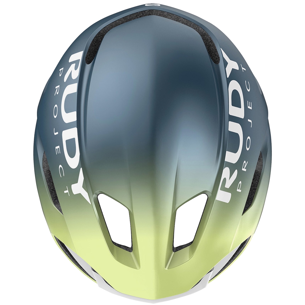 Nytron Road Helmet - Blue Avio/Apple Green Metal Matte