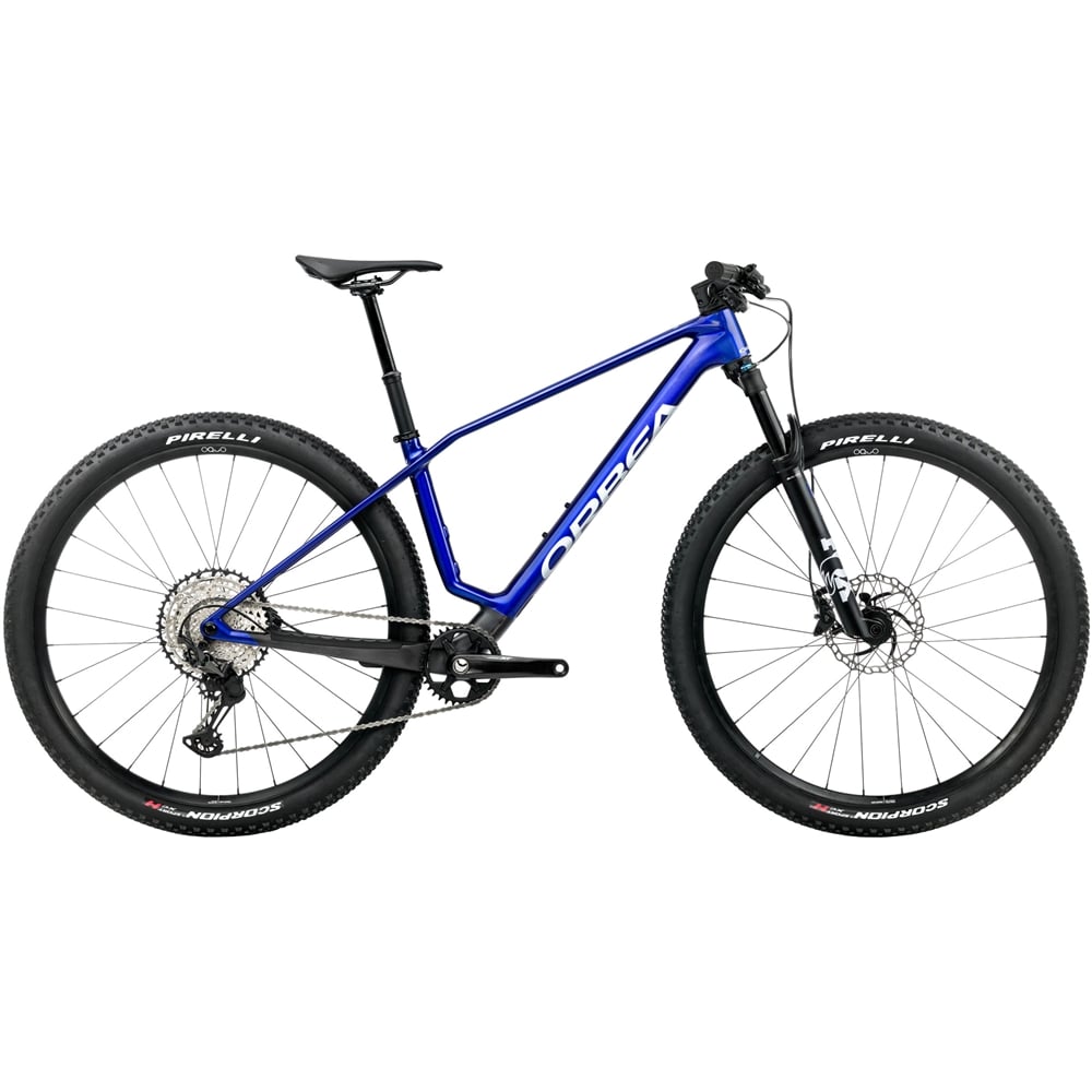 Alma M20 Hardtail Mountain Bike - Cobalt Blue/Carbon Raw (2026)