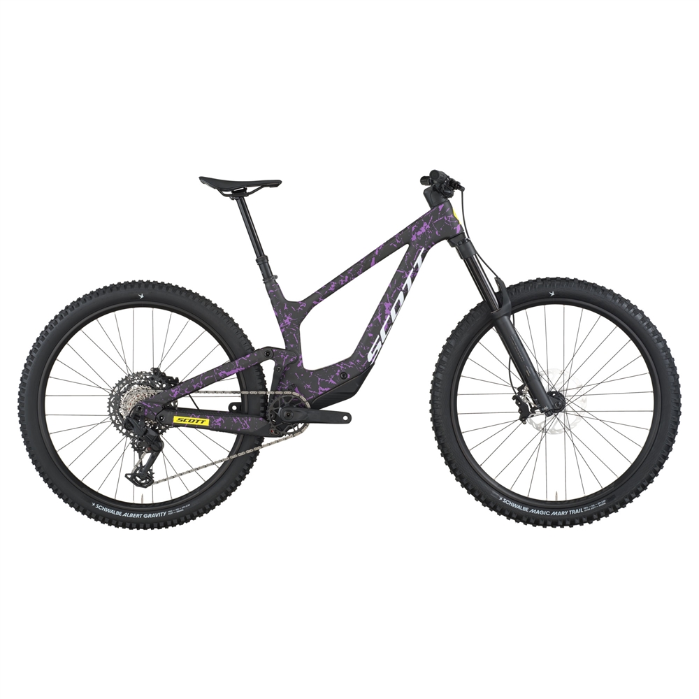 Ransom 920 Full Suspension Mountain Bike - Carbon Black/Crackle Purple (2026)