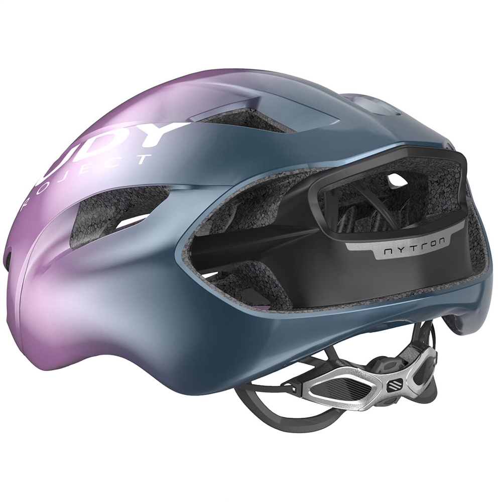 Nytron Road Helmet - Lilac/Blue Avio Metal Shiny