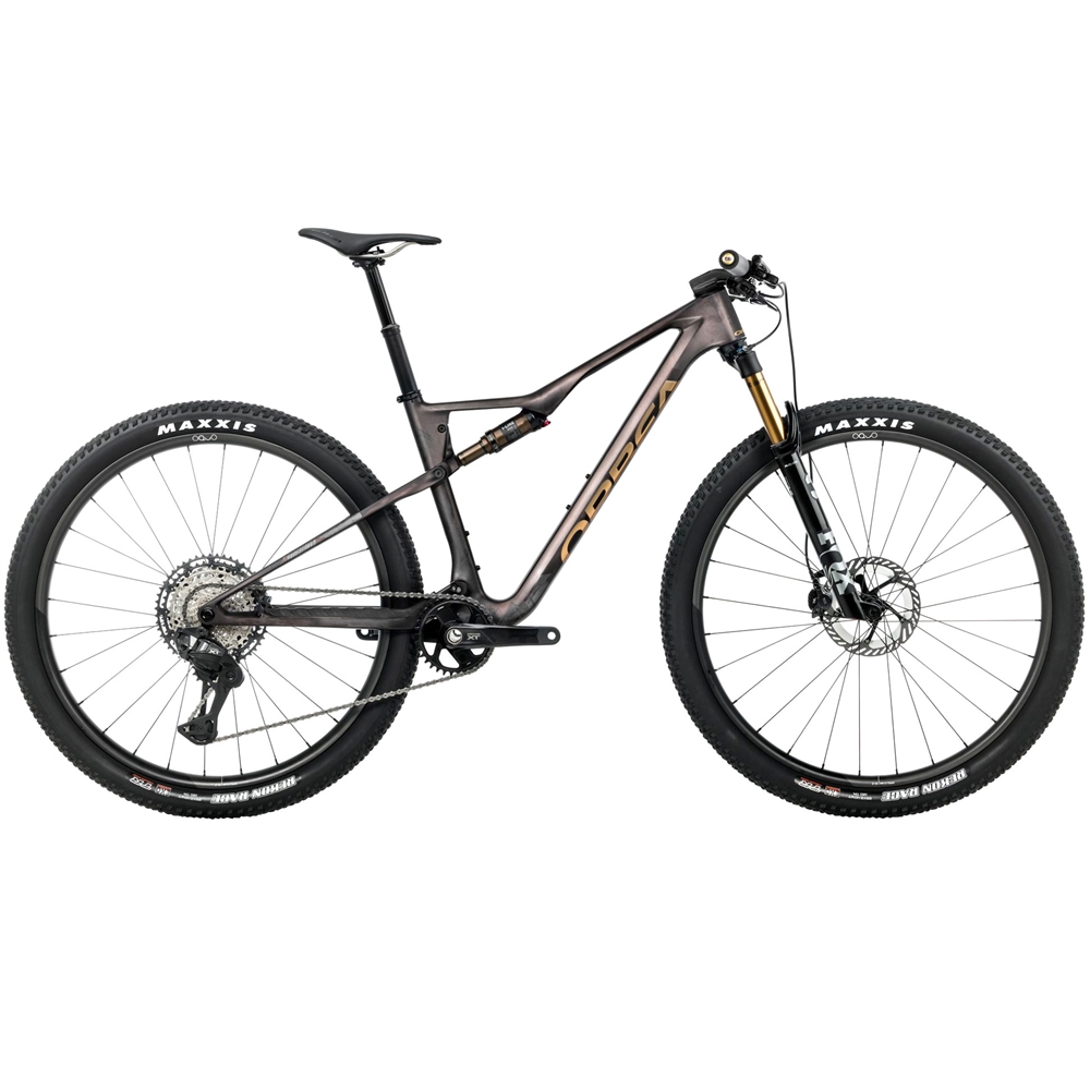 Oiz M-Pro Full Suspension Mountain Bike - Bronze Carbon View (2026)
