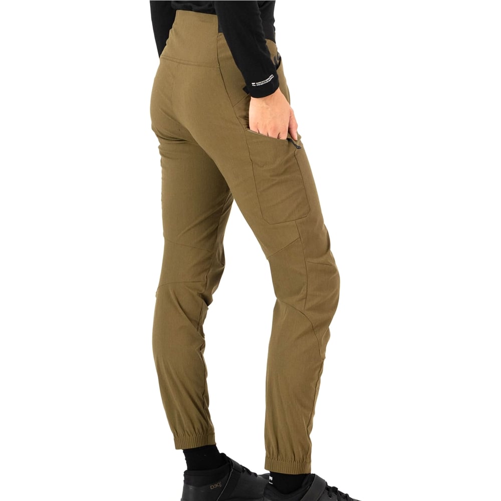 Ladies Diversion Merino Trail Trousers - Dark Olive (2025)