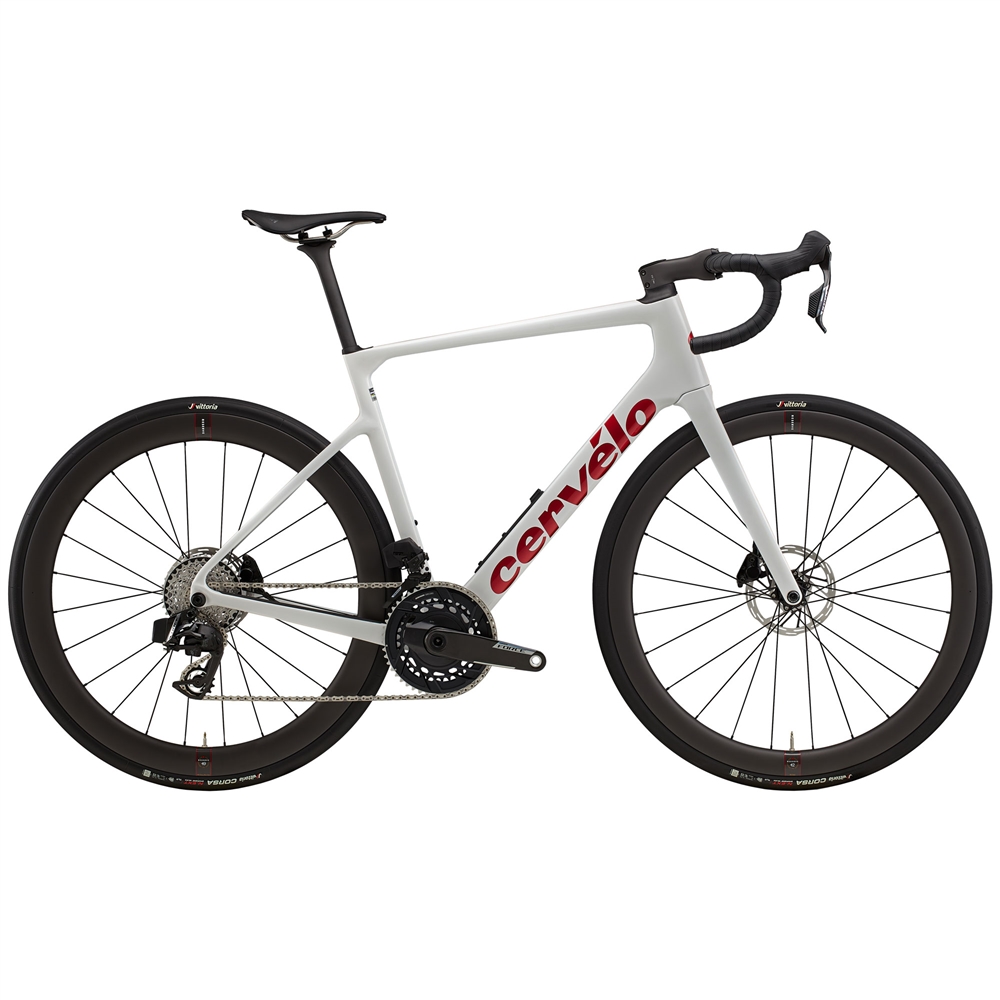 Caledonia-5 Force AXS Road Bike - Vanilla/Cherry (2026)