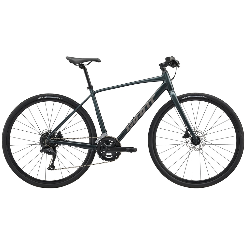 Escape 2 Disc Hybrid Bike - Asphalt Green (2025)