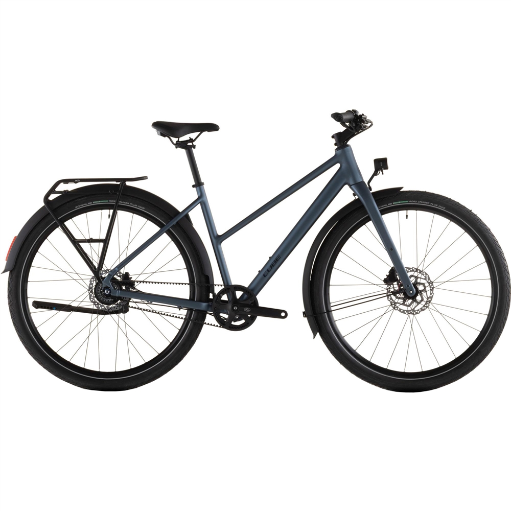 Editor Pro FE Trapeze Hybrid Bike - Mineral Blue/Chrome (2026)