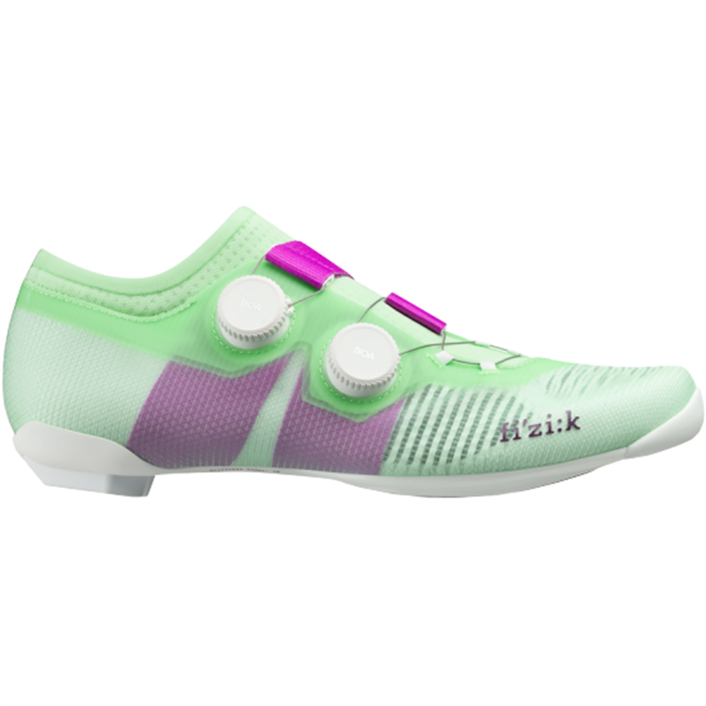 Vento Vega Carbon Road Bike Shoes - Purple/Green