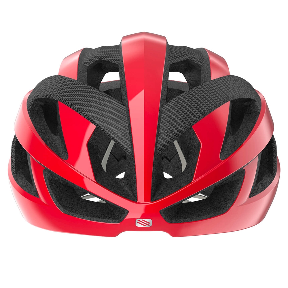 Rebel Road Helmet - Shiny Carbon Red Comet