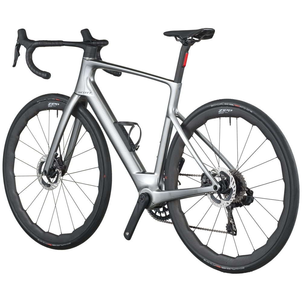 Fastlane Premium Electric Road Bike - Chrome Silver (2026)