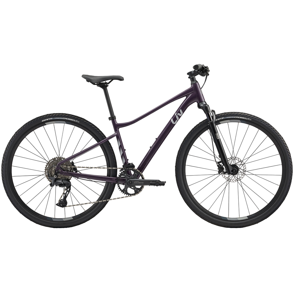 Rove 1 Ladies Hybrid Bike - Tyrian Purple (2025)
