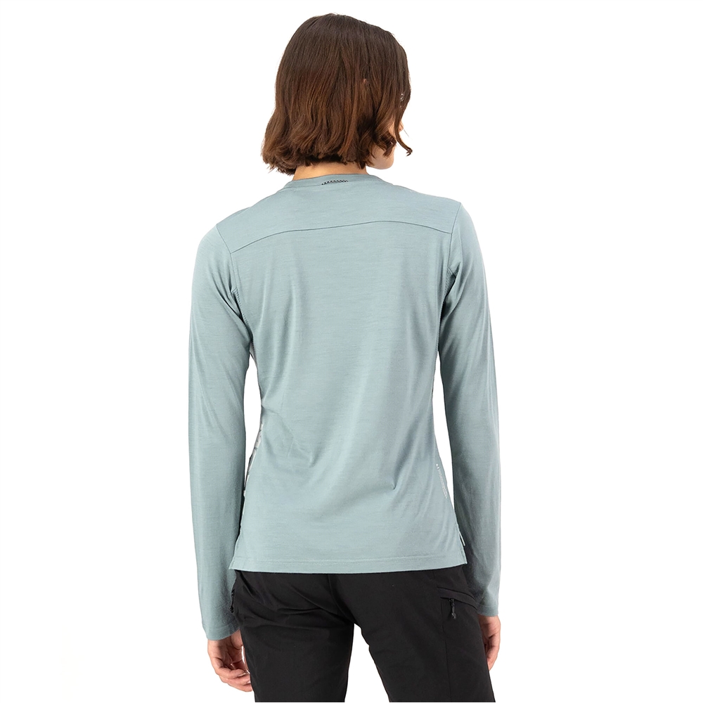 Ladies Diversion Merino Long Sleeve Jersey - Dew / Desert Sage (2025)