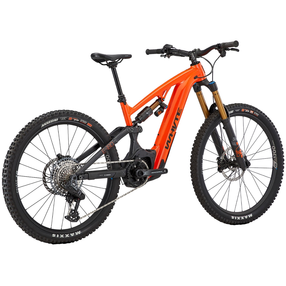 E-180 RSX Electric Full Suspension Mountain Bike - Gloss Orange (2025)