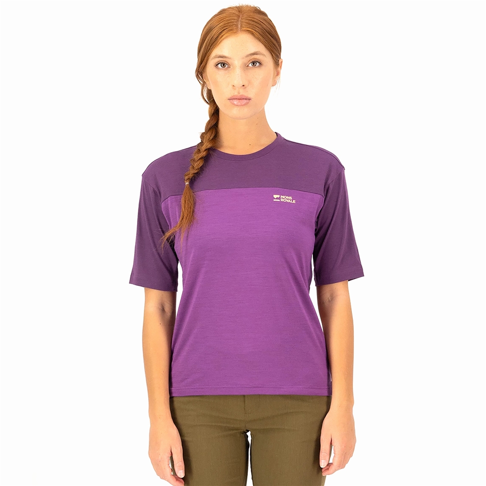 Ladies Diversion Merino Jersey - Ultraviolet / Boysenberry (2025)