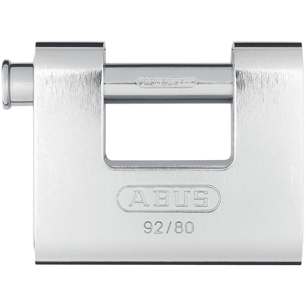 92/80 Steel Shutter Monoblock Padlock