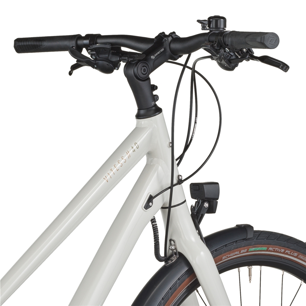 Vitess 40 Rigid Slope Hybrid Bike - Off White (2026)