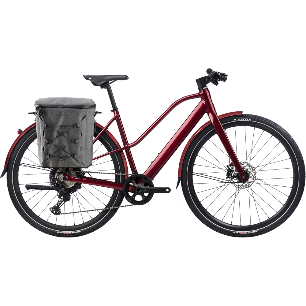 Vibe Mid H10 EQ Electric Hybrid Bike - Metallic Dark Red (2023)