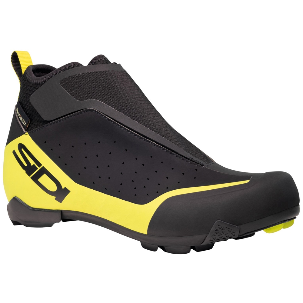 Glacies MTB Shoes - Fluo Colour Black/Yellow Neon (2025)