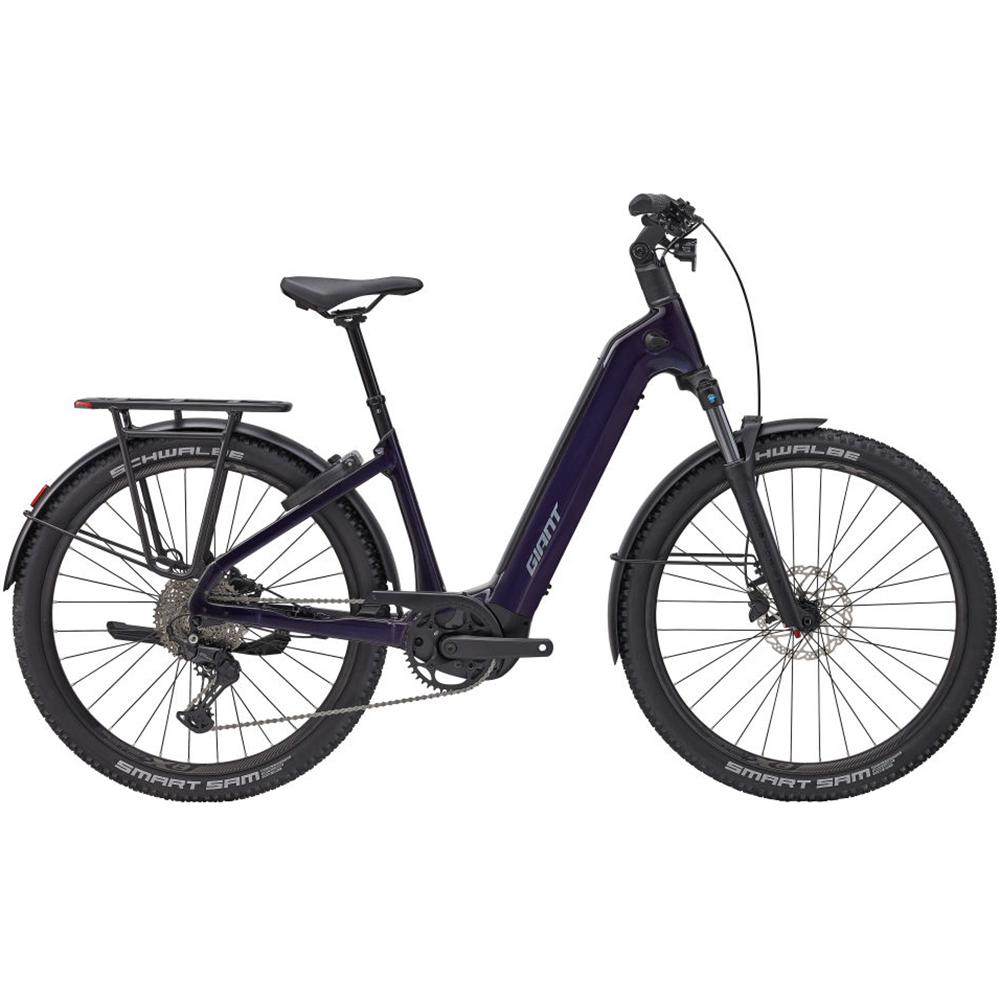 AnyTour X E+ 3 Electric Hybrid Bike - Black Currant (2027)