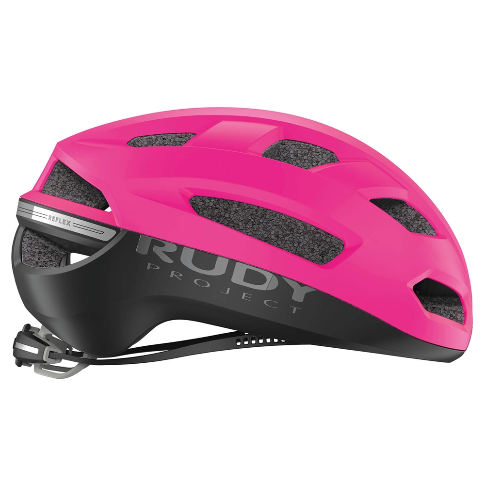 Skudo Road Helmet - Pink Fluo/Matte Black